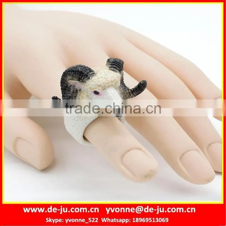 Red Hair Horse Girls Finger Rings