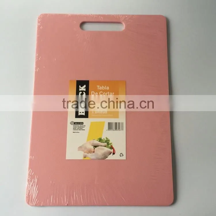 plastic material cutting board/chopping blocks for Kitchen