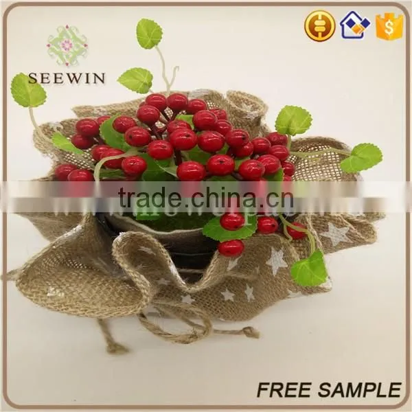 new pattern indoor natural jute plant flower stand