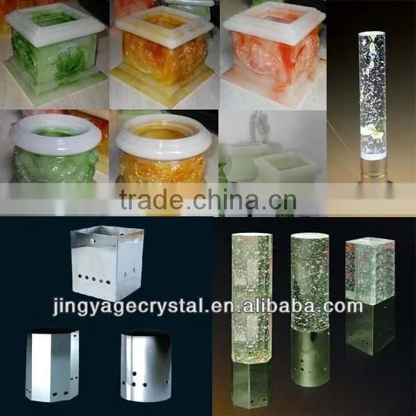 Clear Crystal Glass Panels As Home Decoration
