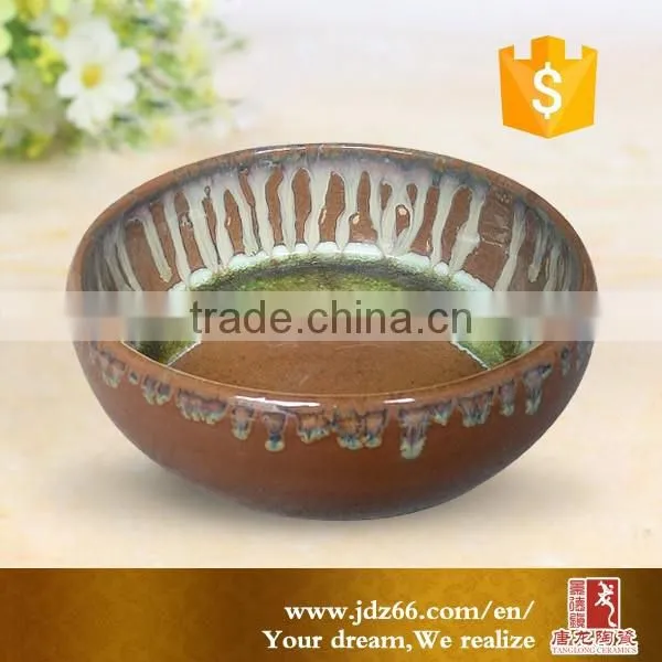 Hand crafting colorful ceramic flower pot/cheap vases
