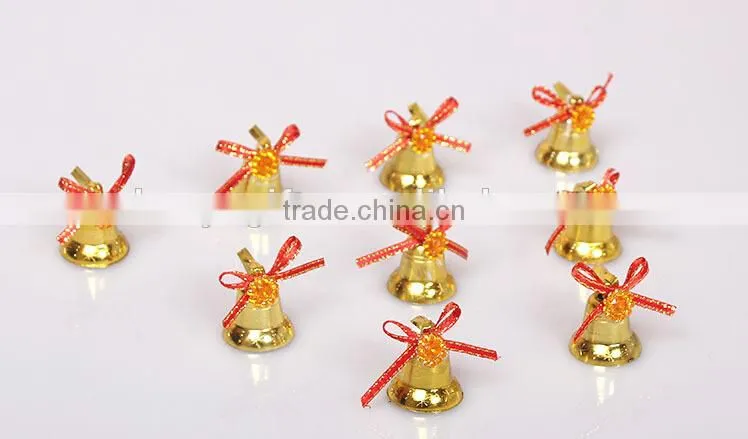 Factory price wholesale small christmas bell plastic christmas bell
