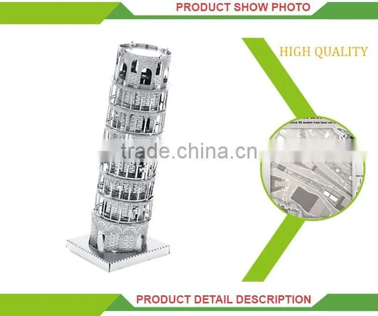 Children toy diy jigsaw puzzles manufacturers 3d metal puzzle
