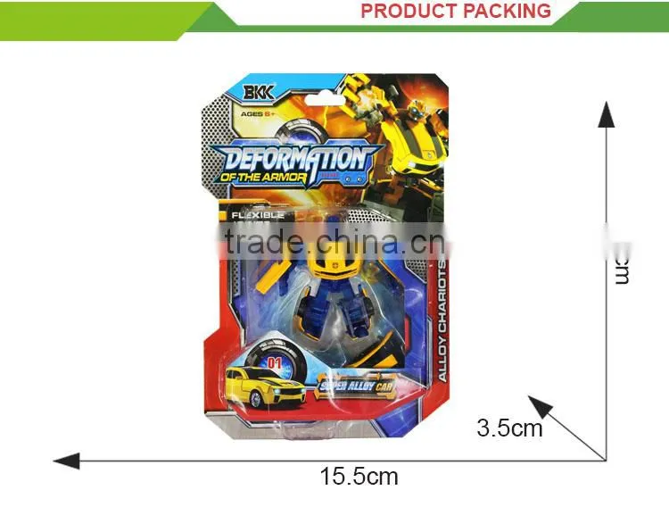 wholesale intelligence toy plastic car transform robot toy for boy