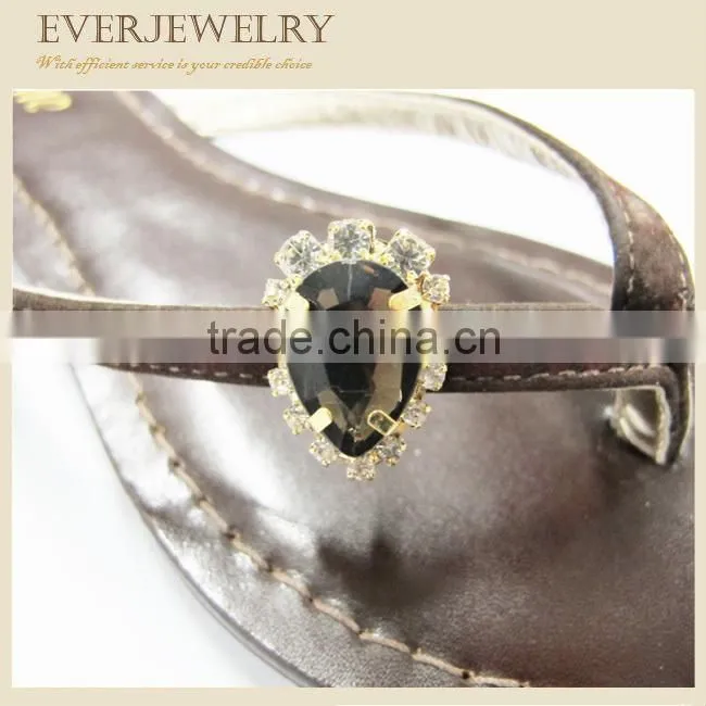 2015 wholesale shoe clips for flip flops