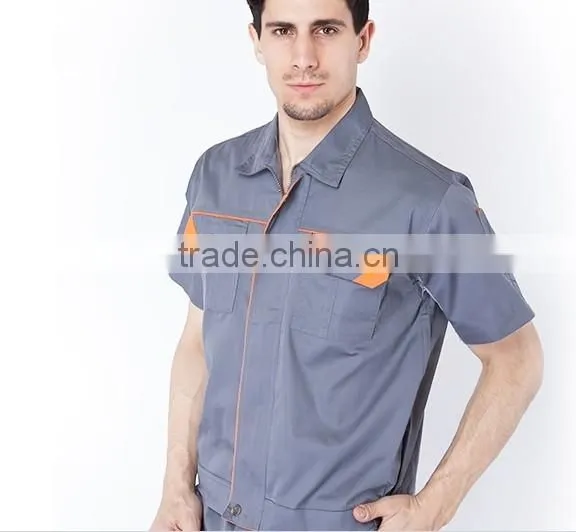 SUMMER SHORT SLEEVE maintenance uniforms OEM WHOLESALE MANUFACTURER