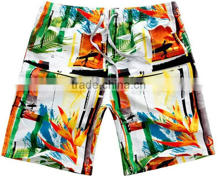 Mens fashion hot-sell summer surfing trunk men's beachwear