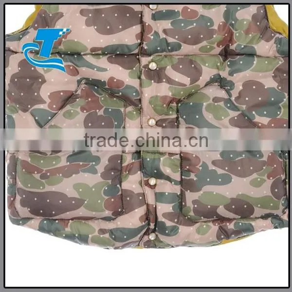 Hot Selling Nice Design Kids Padding Vest Jacket