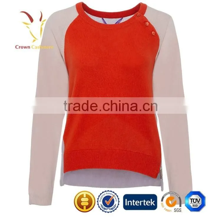 Korean Sweater Knitting Pattern Women Fashion Pullover With Zipper