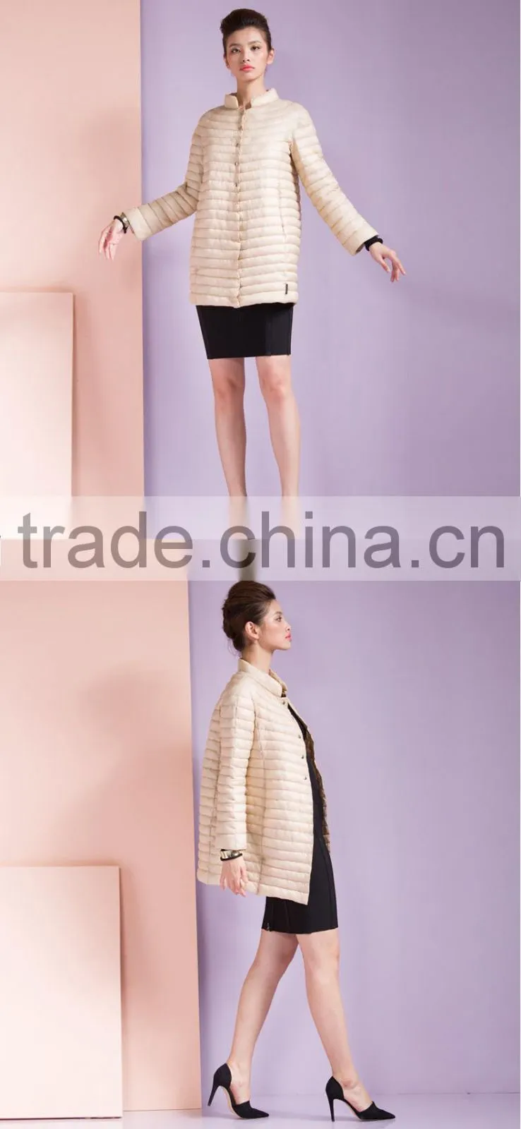 The New Women's Cultivate One's Morality Cotton-Padded Jacket In Winter Light Winter Jacket Cotton Coat