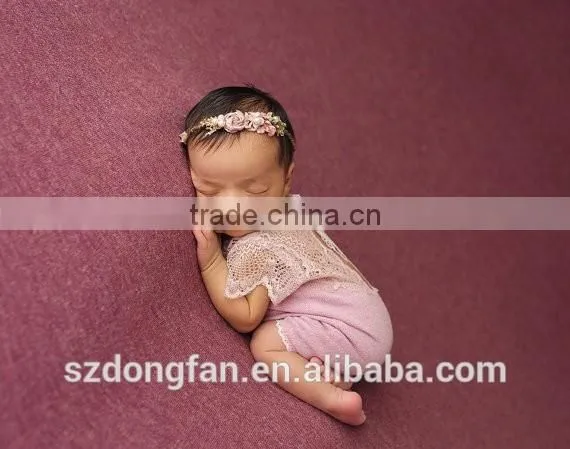 2017 Baby Frock Designs Newborn Baby Clothes Lilac Lace Baby Romper