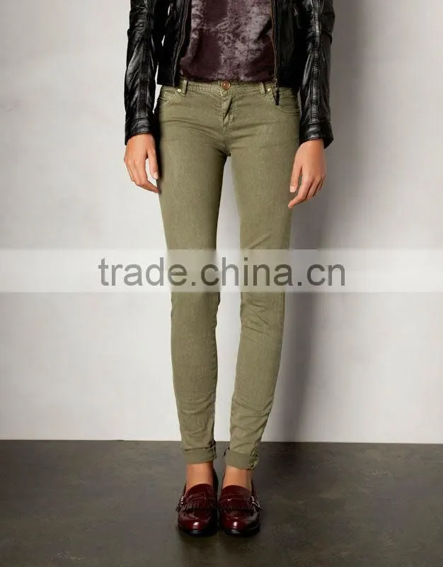 2014 Sweet candy color joker feet backing multicolor pants