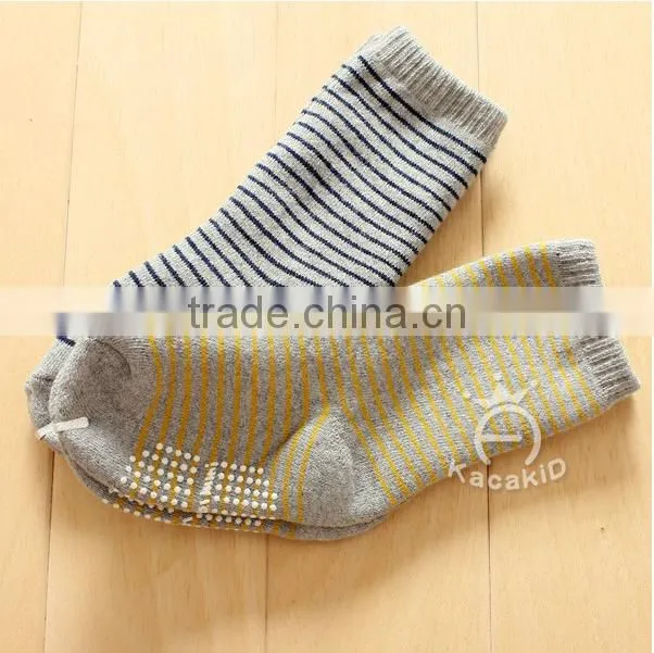 thickening baby cotton socks,cute baby cotton socks, silicone print baby socks