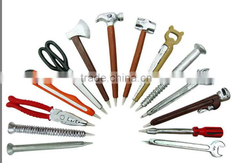 resin hand tools shape pen scissor/ knife /nail /vice /axe /shape ballpoint pen
