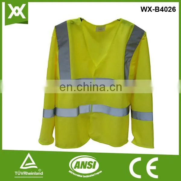 print logo breathable green labor reflective work jacket