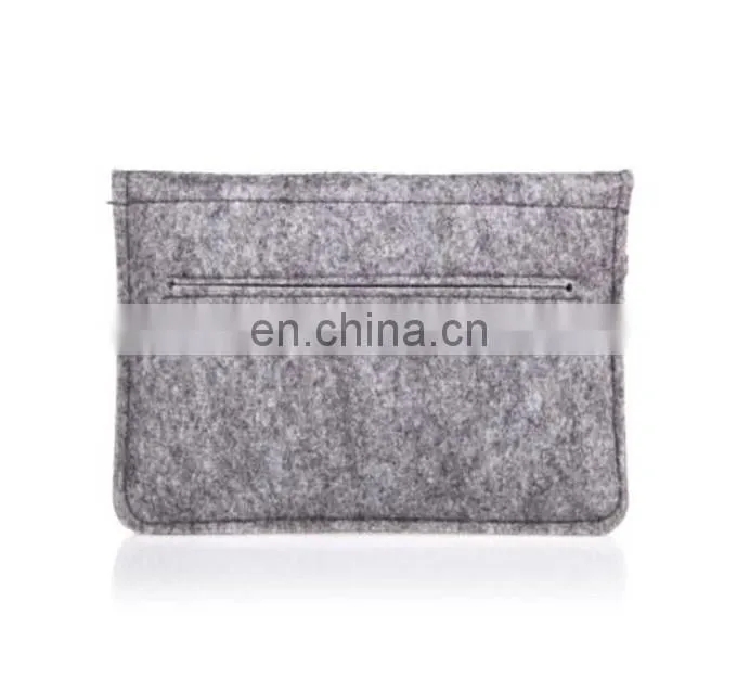 2017 Warm Wool Felt Sleeve Carrying Case Mobile Phone Pouch Bag