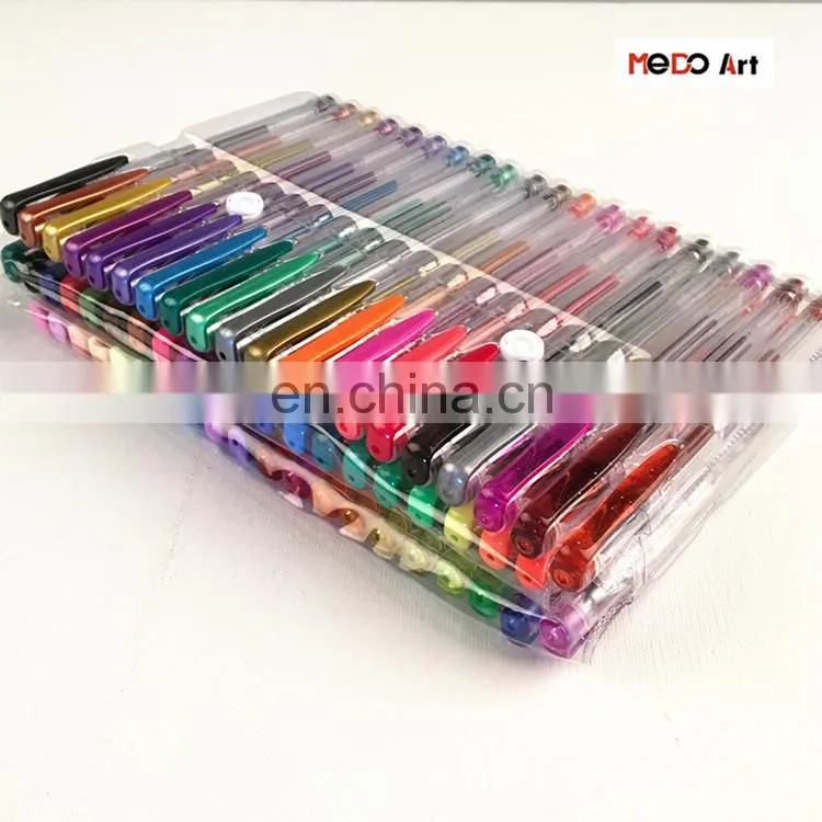 Competitive Elegent Multi Color Gel Pen Set 60 Gel Pen Park for Drawing and Writing