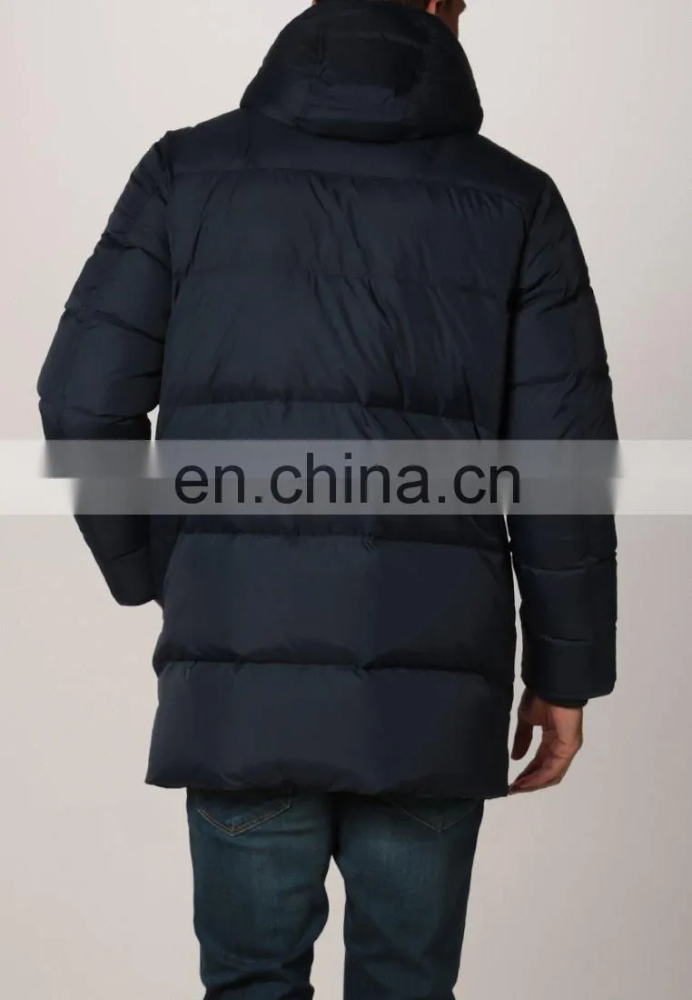 fashion 100%polyester wadding coat for men
