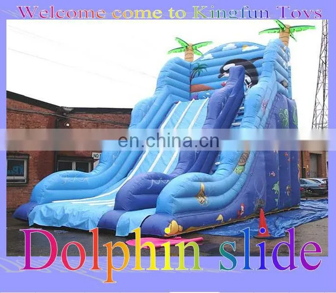 20H feet inflatable wet/dry slide