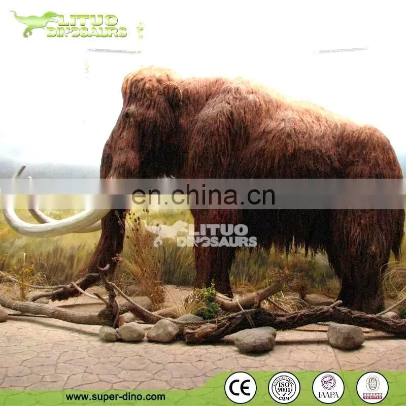 Life Like Animals Outdoor Park Exhibition Animatronic Mammoth