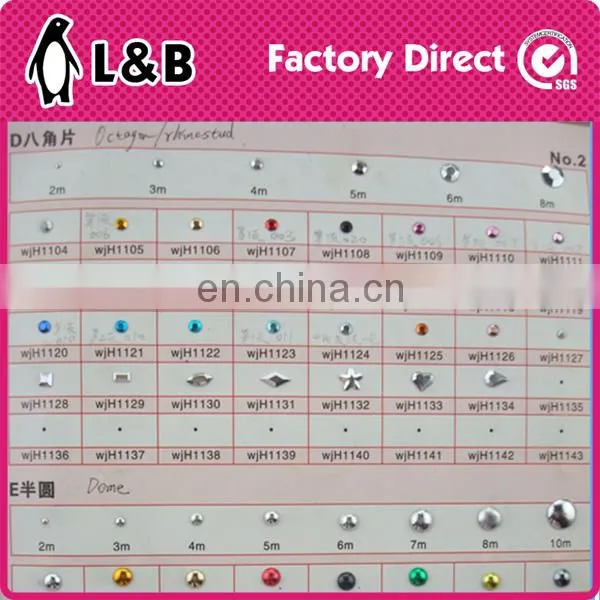 bulk hot fix fashion nailheads for clothing