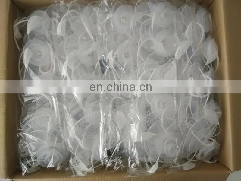 High Quality Elegant Design Rose Flower Handcraft Fascinator Hats With Veil Bridal Hair Accessories