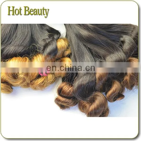 New Arrival 7Adark two tone honey blonde brazilian hair weave