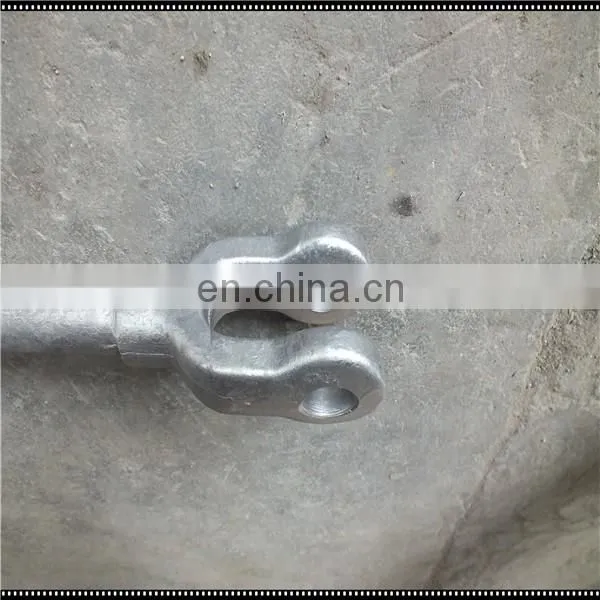 Gas Spring Rod End with Clevis U fork and End Fitting