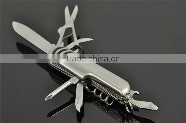 Hot Selling Detachable Fork and Spoon Aluminum Handle Camping Knife