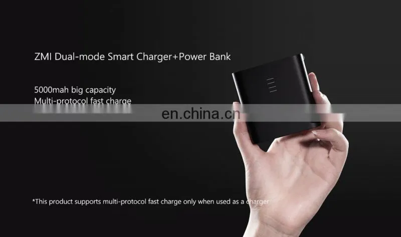 Xiaomi ZMI 2-in-1 5200mAh Wall Charger Plug Dual USB Two-Way Fast Charging Portable Power bank