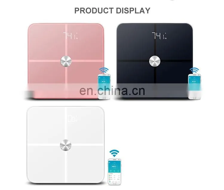 New Wireless Blue Tooth Weight Precision 150KG 330Lb Smart Body Scale With Blue Tooth Function