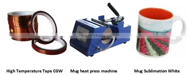 2016 Heavy Duty Changeable Plug Coffee Mug Printing Machine