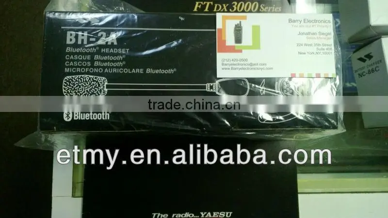 YAESU BH-2A BLUETOOTH VX-8R/FTM10R/FTM350M MONO HEADSET (NEW)