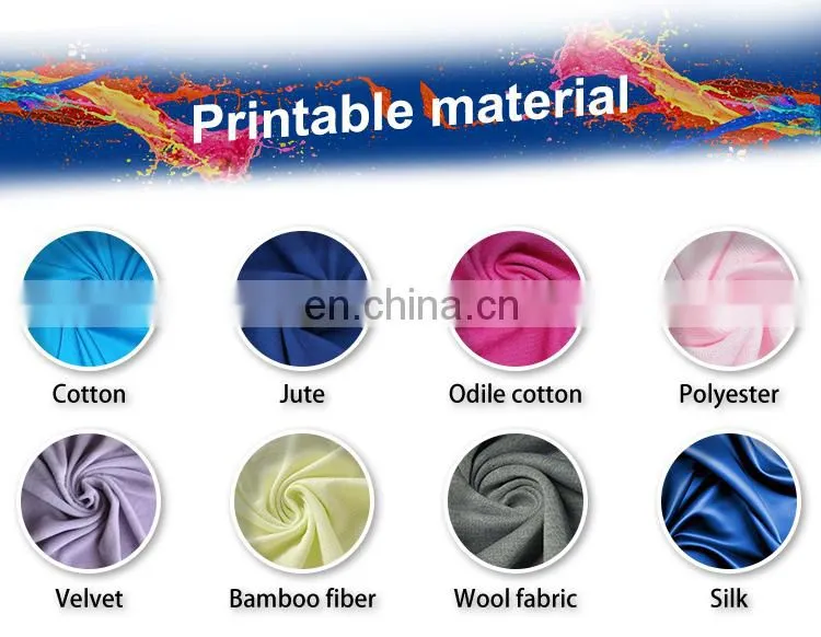 Double Station fabric printer digital textile t shirt printing machine