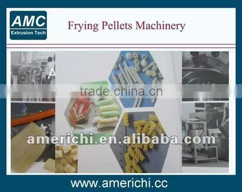 Frying macaroni pellets machine