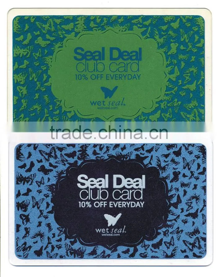 China Manufacturer Clear Transparent Card