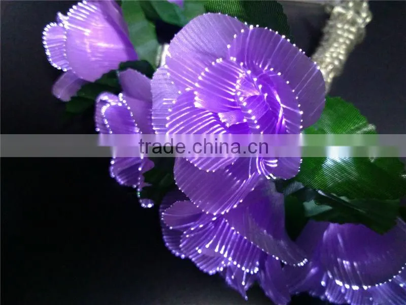 led optical fiber flower battery lights for christmas ,party decorate