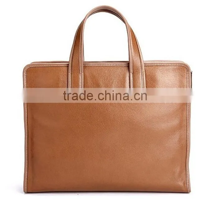 fancy real leather business computer bag