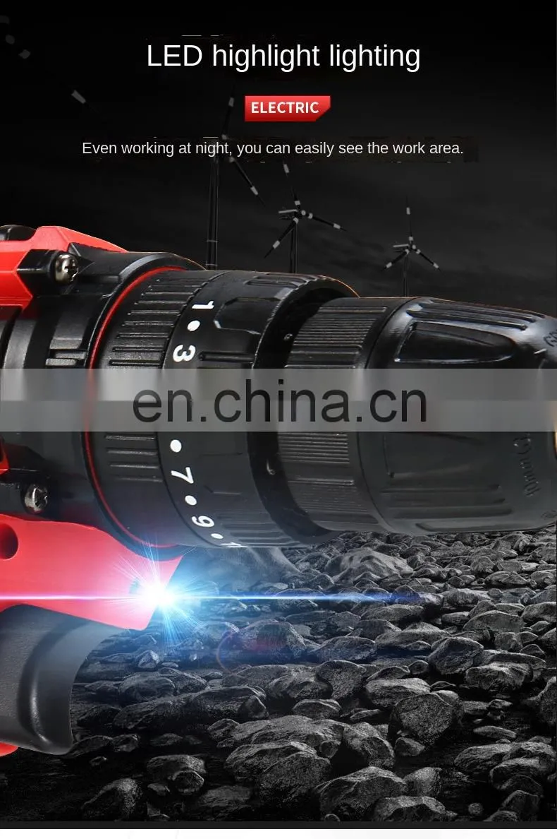 Brushless Wrench Lithium Battery Charging Impact Wrench Automobile Scaffold Woodworking Electric Wrench Spanner