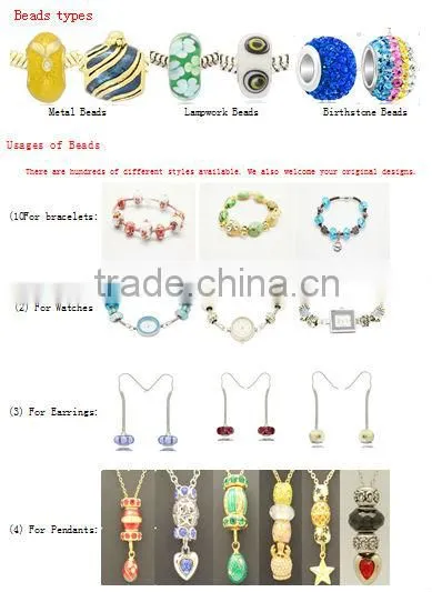 Hot sels metal beads popular letter beads