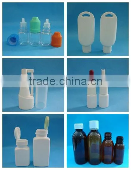 60 cc plastic bottle for pills with children safty cap, various size small medicine jar, CT cap pharmaceutical plastic bottle