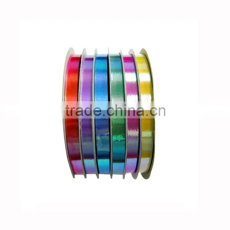 HOT SALE 3PK Mix Color 10 meters Metallic Poly Curly Ribbon Gift Bow