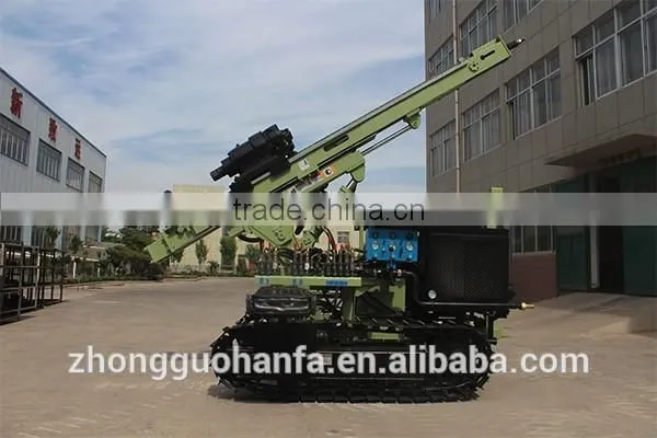 hot selling ! HF130Y small screw drilling rig for solar photovoltaic pile