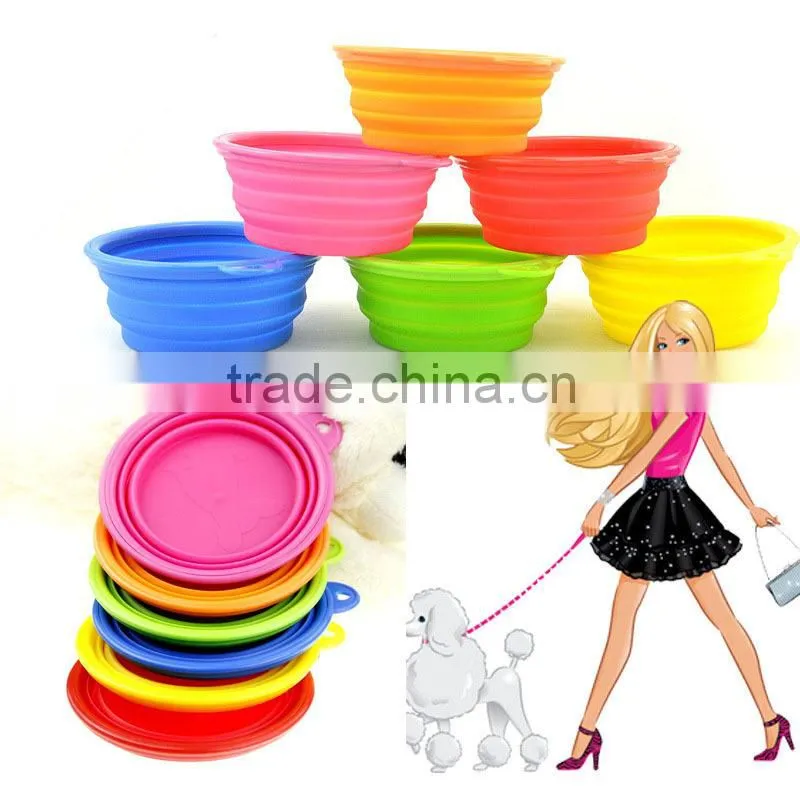 2014 newest silicone personalized dog bowl