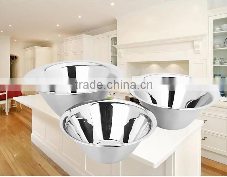 stainless steel durable snack bowl/ metal fruit salad dish bowl/ food small container
