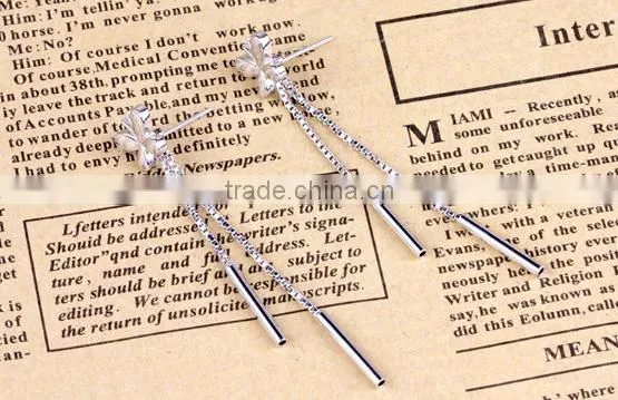 fashion jewelry earrings hot sale long chain earrings