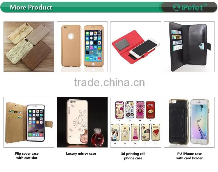 iPefet-New Arrive Premium Hybrid Leather TPU Bumper Case For iPhone 6/s With Ring
