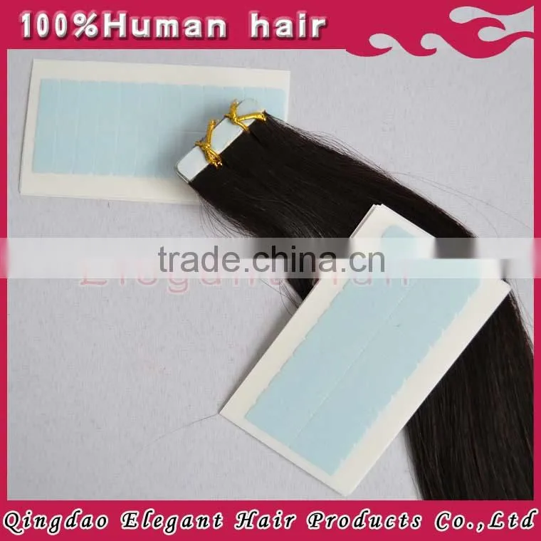 Qigndao elegant tape hair extension,100%Brazilian virgin remy hair extension