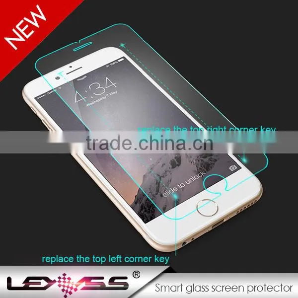 2015 new products best quality smart tempered glass screen protector for iphone 6&plus
