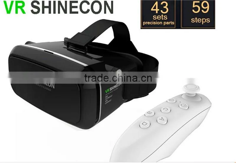 New 2016 product idea vr box cardboard intelligent glasses VR Shinecon 3d glasses virtual reality from Smofit